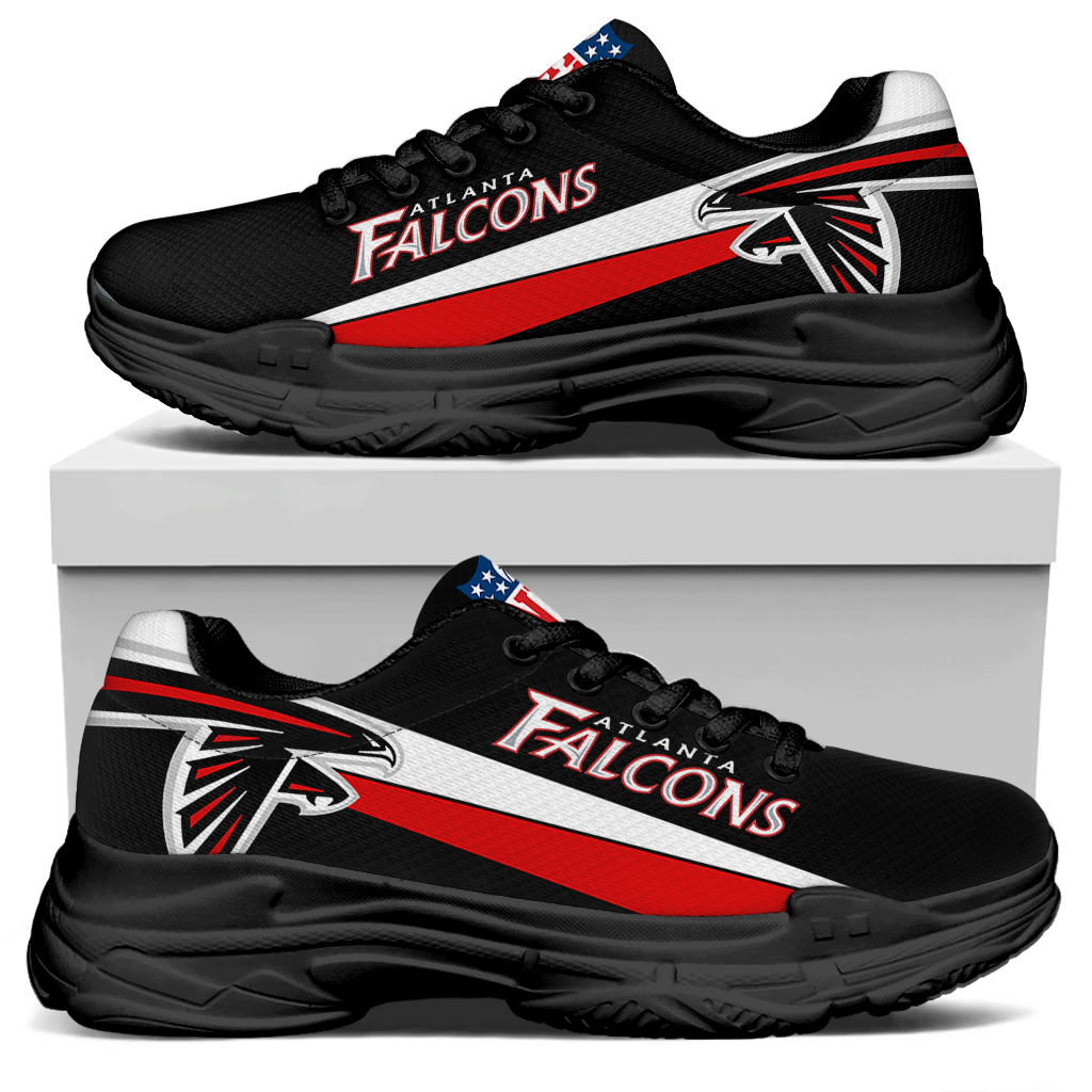 Men's Atlanta Falcons Edition Chunky Sneakers With Line 002